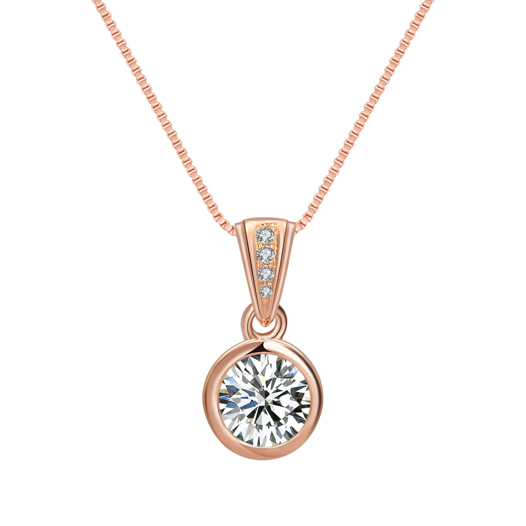 Delicate Necklace – Rose Gold - Aegean Collection